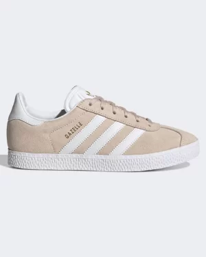 Adidas Gazelle "Cloud White / Gold Metallic"