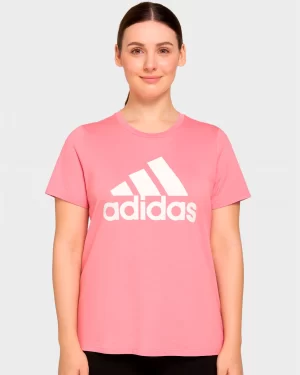 Camiseta Adidas Logo Tee rosado claro