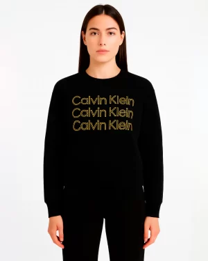 Buzo Clavin Klein con logo triple bordado